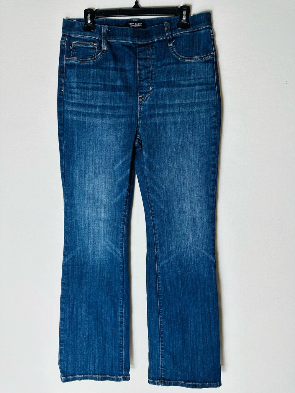 Judy Blue Slim Bootcut Faux Pocket Comfort Stretch Denim Jeans 13/31 Normcore